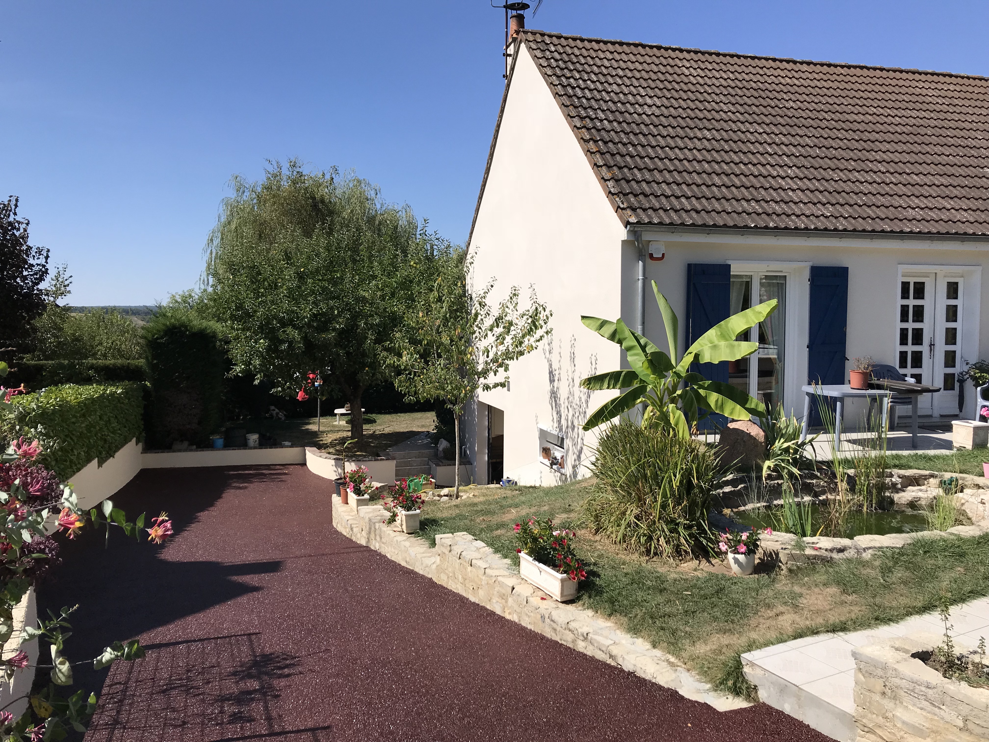Ralisation Alle de garage en Stardraine - Yonne conue le 19/09/2018