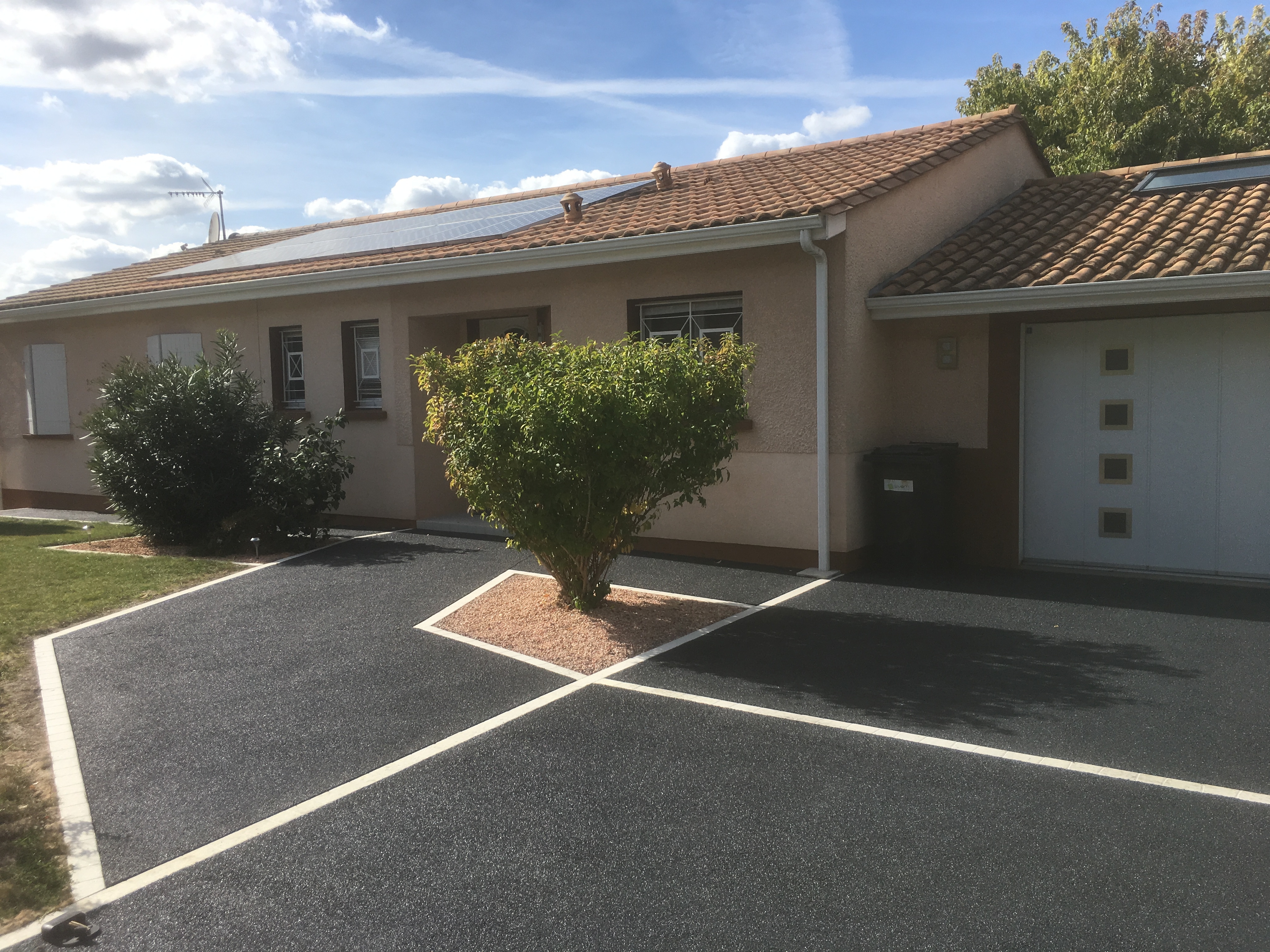 Cration Alle de garage en Nrostar - Entreprise Chauveau - Gironde ralise le 15/02/2019