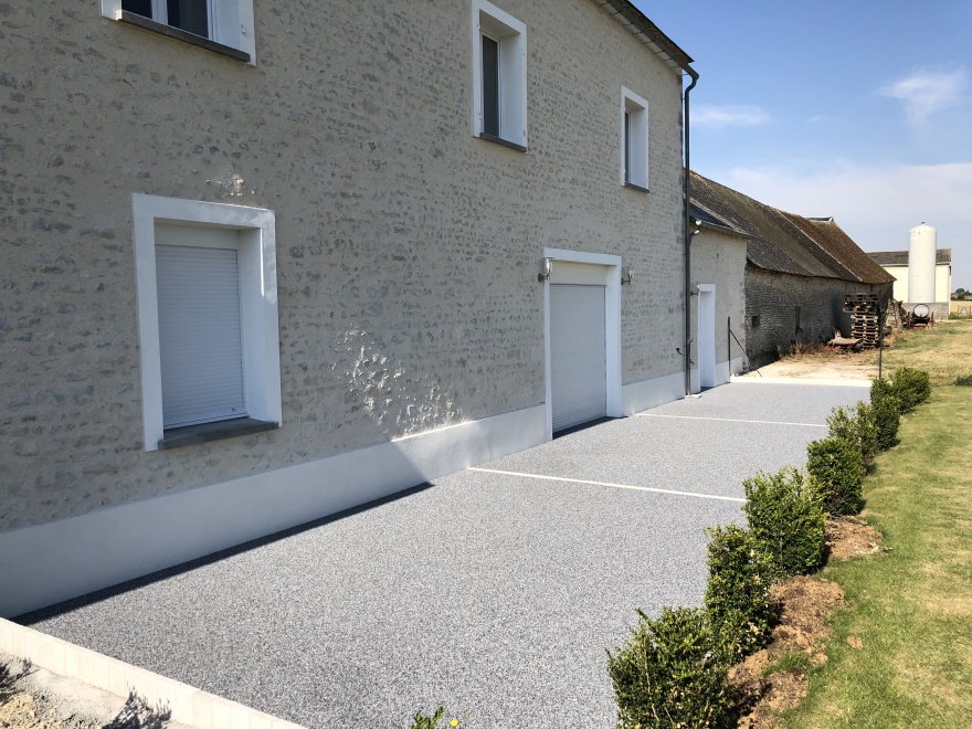Ralisation Terrasse en Hydrostar - Loiret cre le 29/06/2018