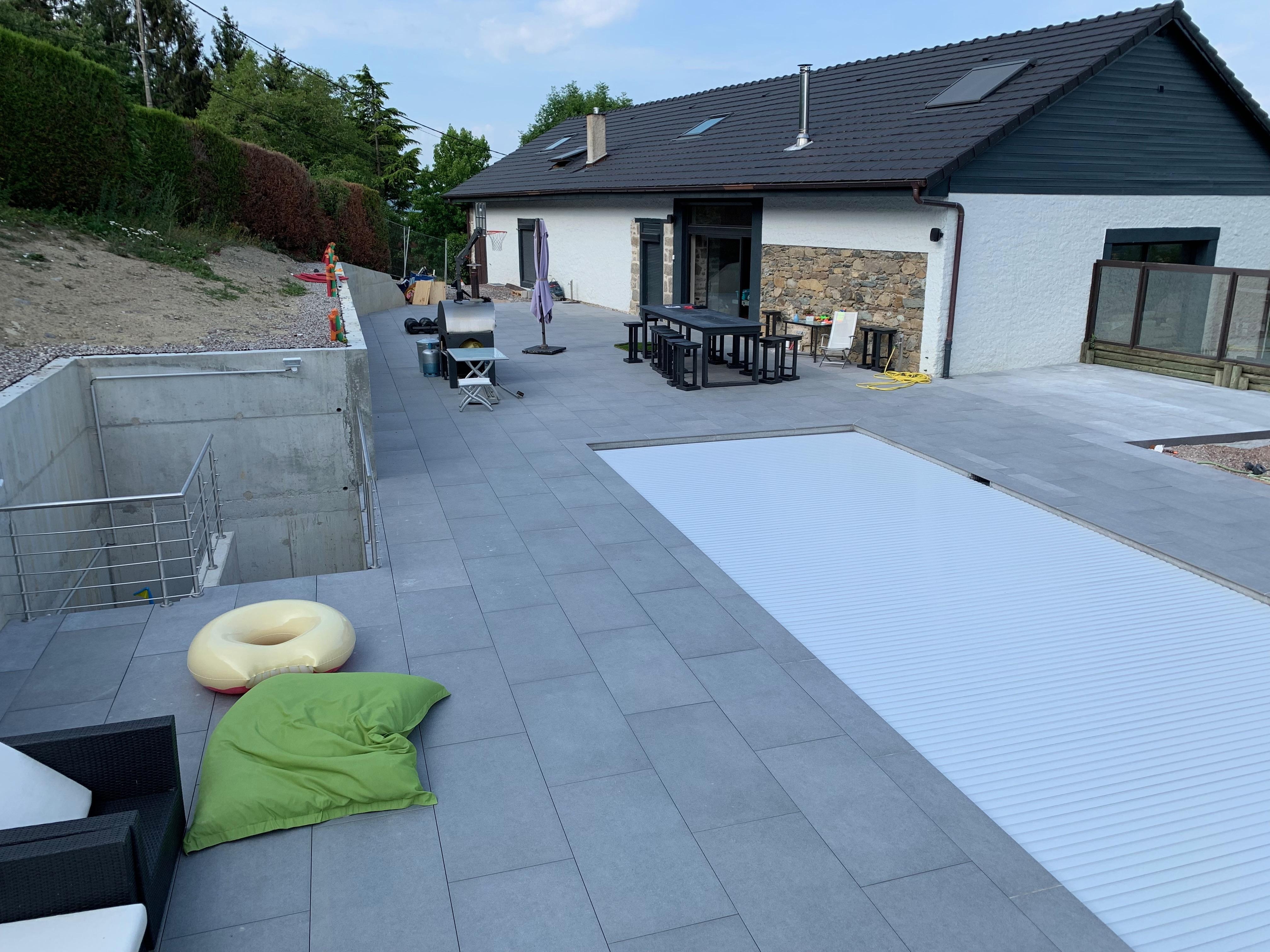 Cration Terrasse en terrasse sur plots  Cranves sales conue le 01/07/2019