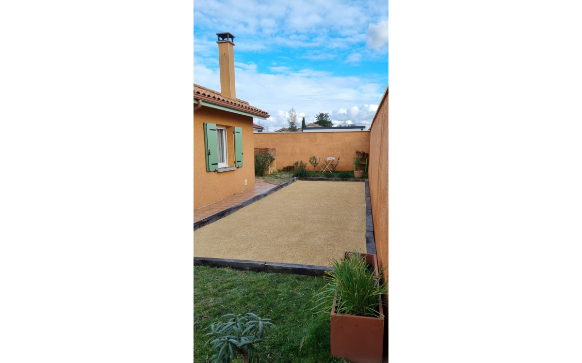Ralisation Aire de jeux en prparation du terrain  SALAISE SUR SANNE conue le 14/02/2024