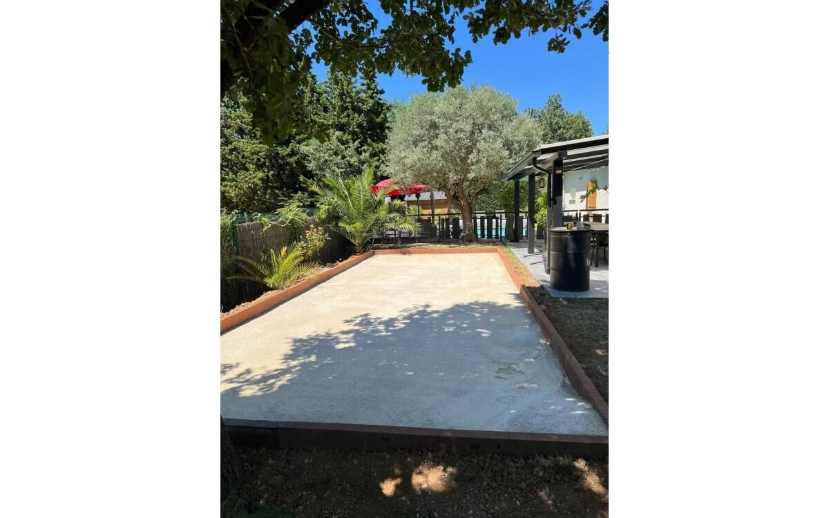 Conception Aire de jeux en prparation du terrain - Drme