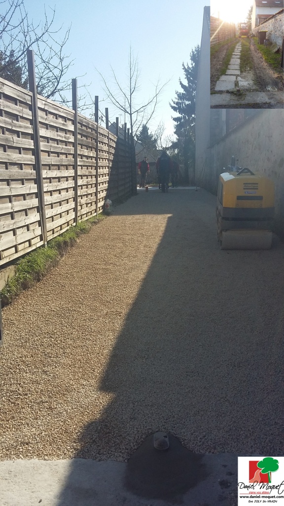 Ralisation Alle de garage en Alvostar et Pav la couture  corbeil-essonne cre le 23/11/2018