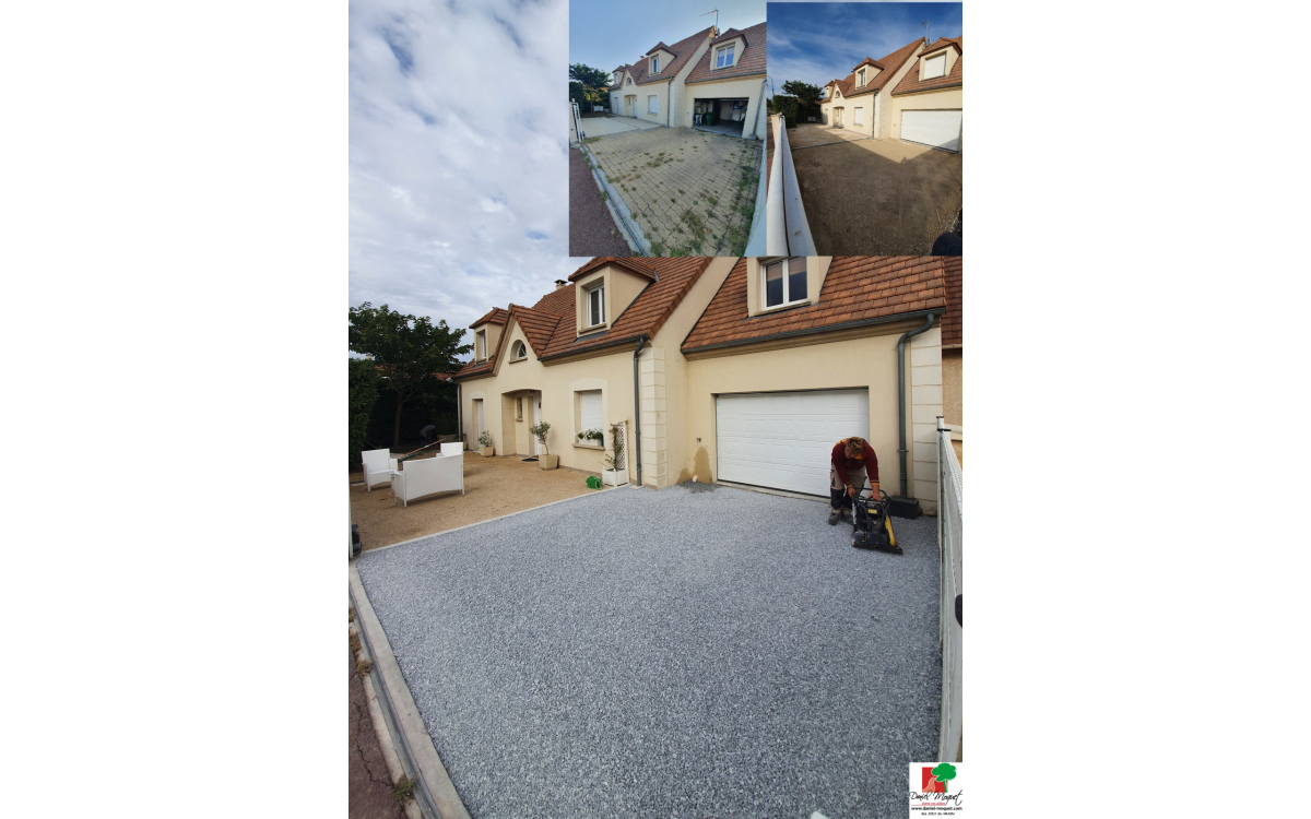 Conception Alle de garage en Alvostar et Pav la couture  vert le grand cre le 22/02/2021