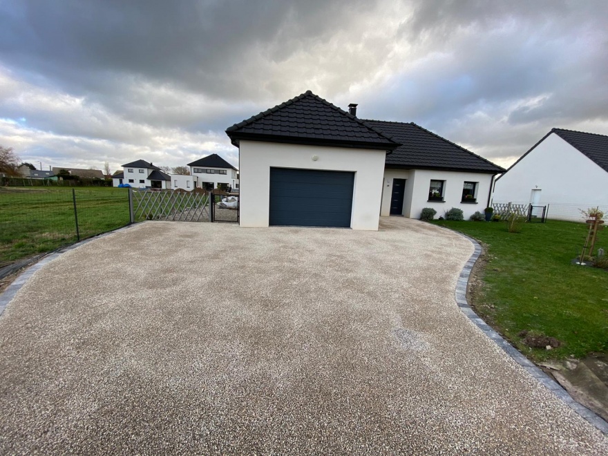 Ralisation Alle de garage en Alvostar  GROFFLIERS conue le 02/12/2021