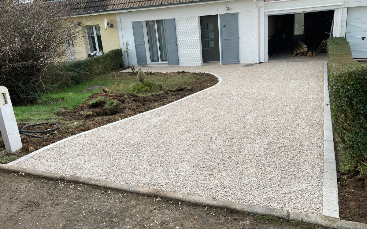 Cr�ation All�e de garage en Alv�ostar� et Pav� la couture� � SAMER con�ue le 20/01/2022