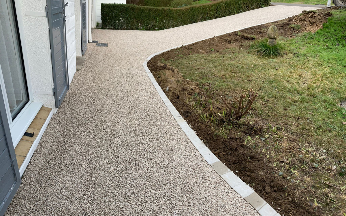 Cr�ation All�e de garage en Alv�ostar� et Pav� la couture� � SAMER con�ue le 20/01/2022