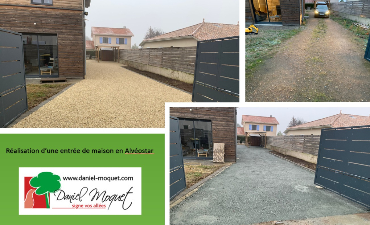 Ralisation Alle de garage en Alvostar  THURINS cre le 24/01/2024