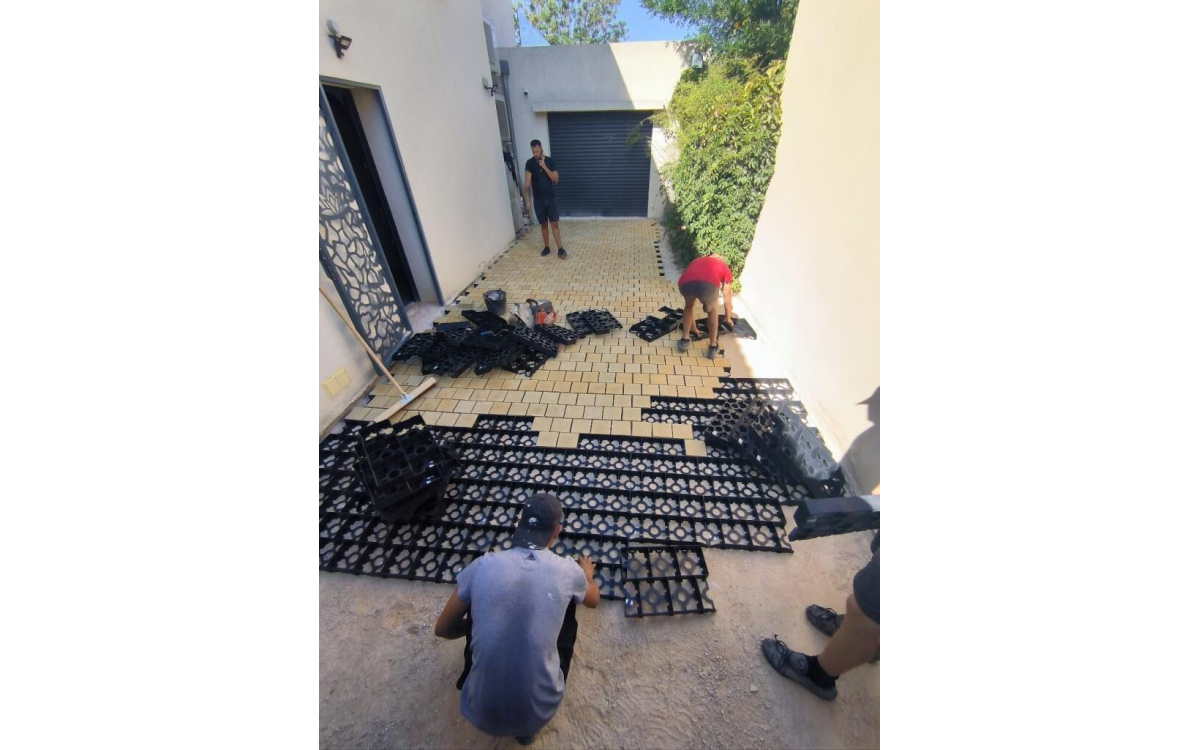 Conception Alle de garage en pavage sur support  Aubagne  ralise le 01/01/1970