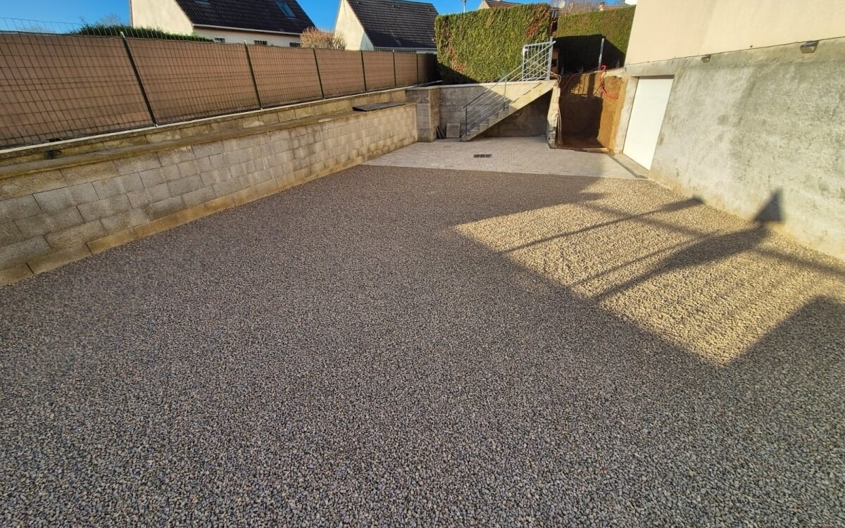 Conception Alle de garage en Alvostar, pavage dallage et Pav la couture - Oise cre le 16/01/2025