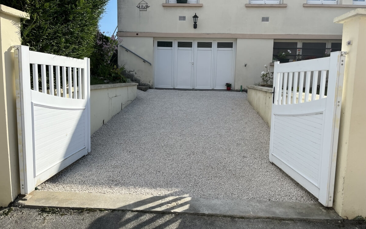 Cration Alle de garage en Alvostar  Goincourt conue le 01/09/2025