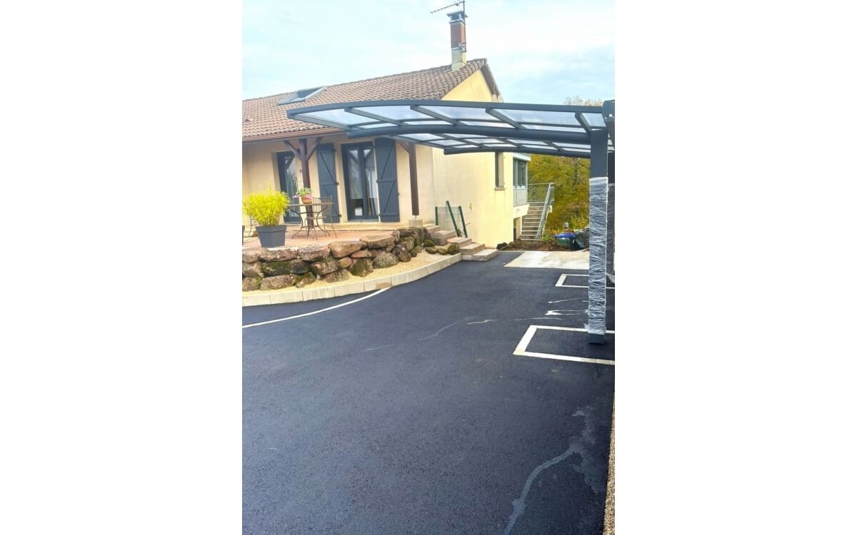 R�alisation All�e de garage en enrob� � chaud - Meurthe et Moselle con�ue le 31/10/2025
