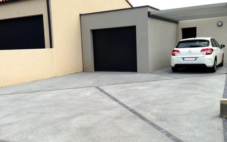 Conception Alle de garage en bton poreux  La Sguinire cre le 01/05/2025