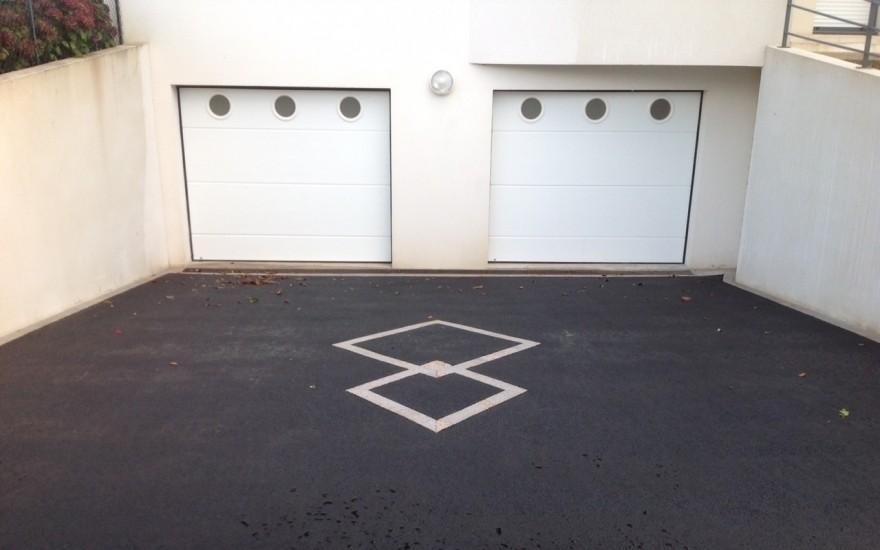 Cration Alle de garage en enrob noir  chaud  Douarnenez conue le 12/05/2020