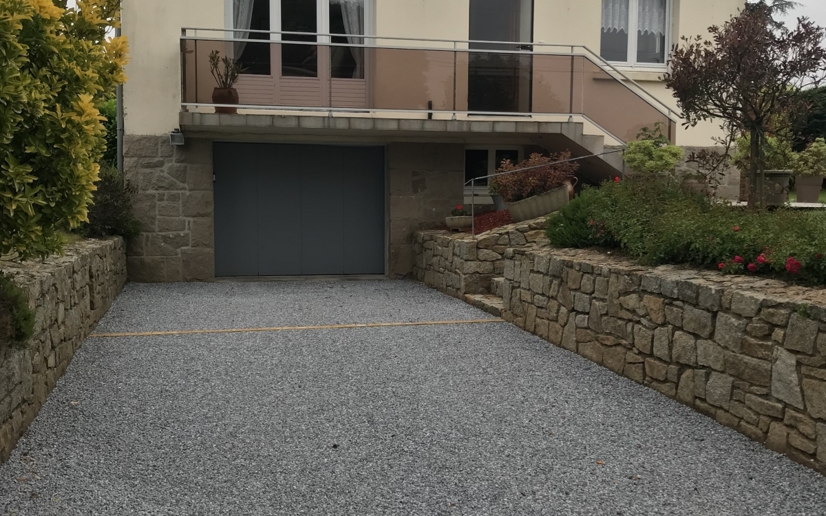 Cration Alle de garage en Alvostar - Ctes d'Armor conue le 30/04/2025