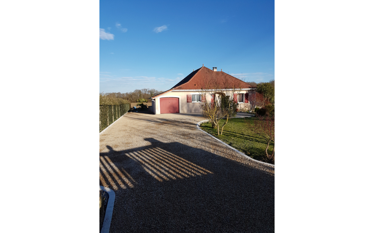 Cration Alle de garage en Gravistar - Entreprise Tiffreau - Pyrnes-Atlantiques ralise le 20/09/2018