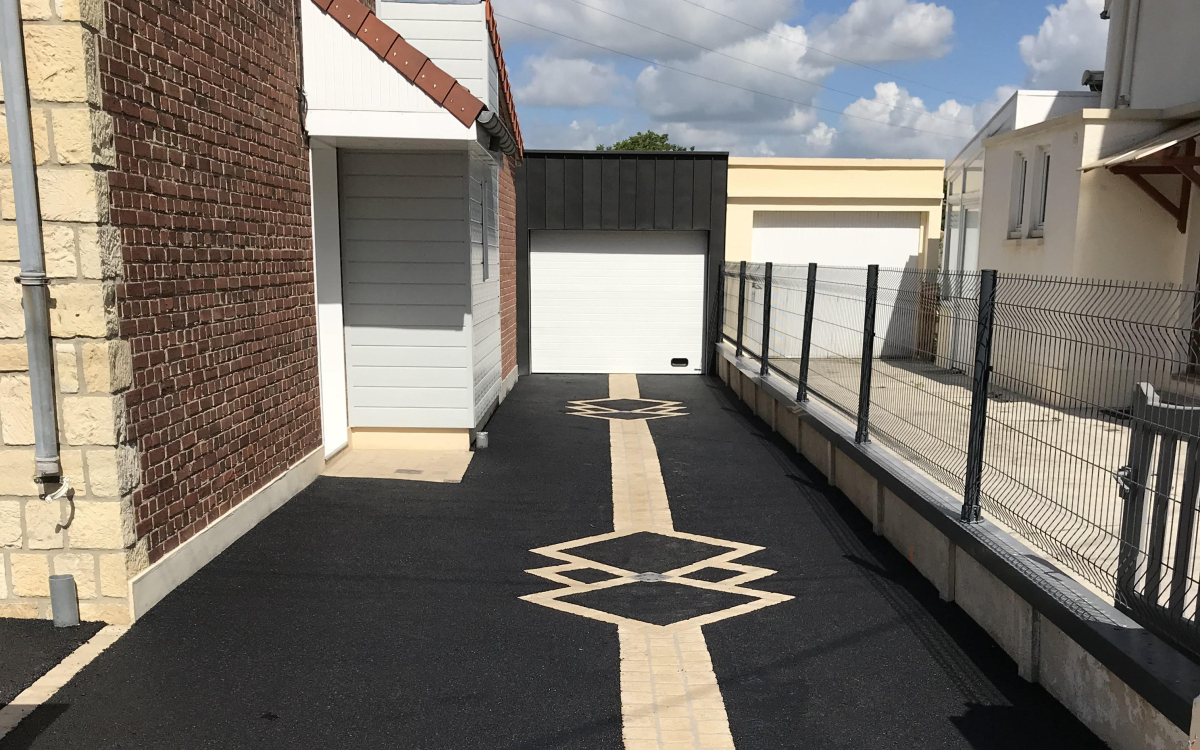 Cration Alle de garage en Gravistar - Somme ralise le 01/10/2018