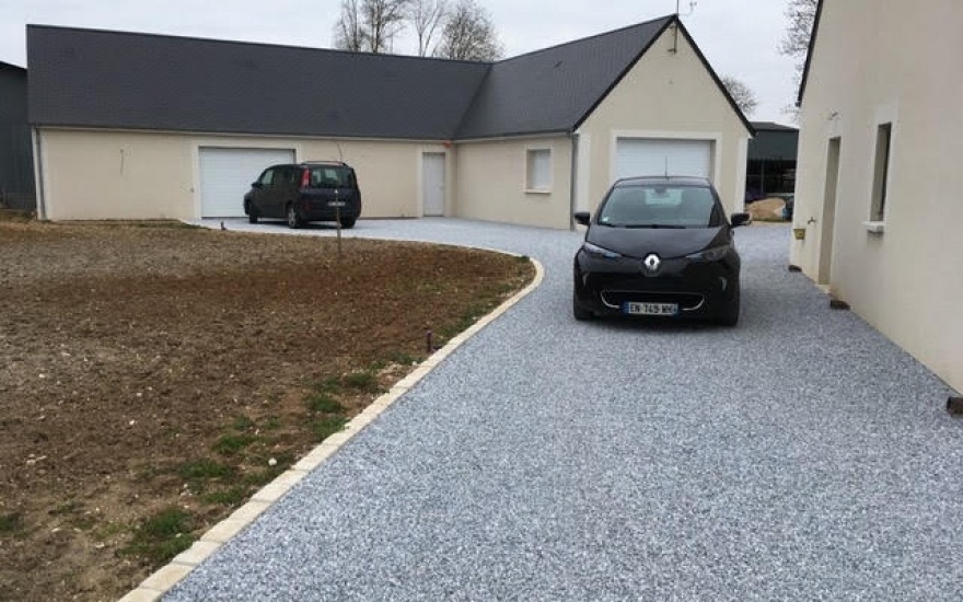 Ralisation Alle de garage en Alvostar - Loir et Cher cre le 15/01/2019