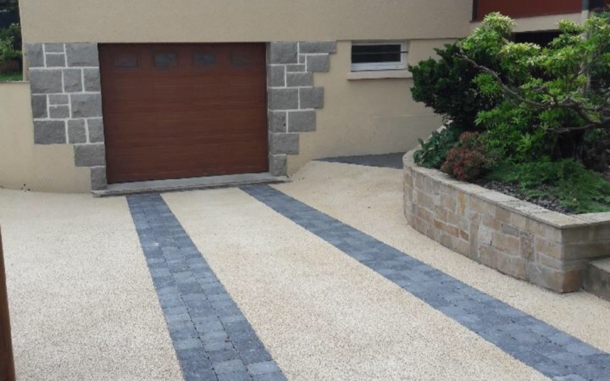 Conception All�e de garage en Min�ralstar� et Pavage � Hagueneau cr��e le 12/03/2019