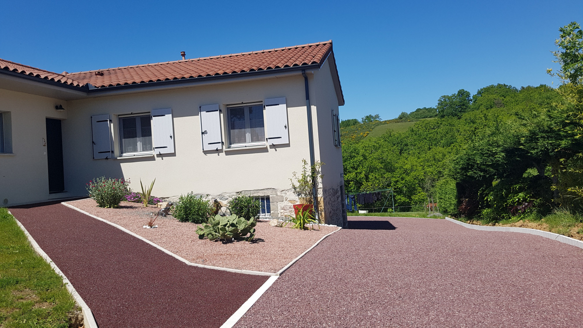 Ralisation Alle de garage en Gravistar et Stardraine - Cantal cre le 24/06/2019