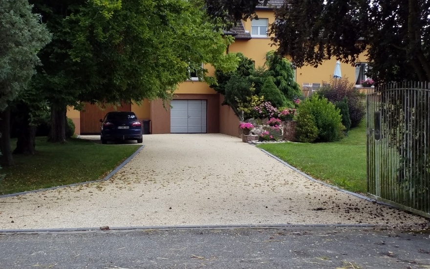 Ralisation Alle de garage en Gravistar - Haut-Rhin conue le 30/08/2019