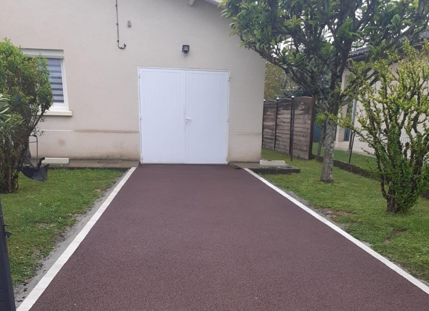 Ralisation Alle de garage en Stardraine  - Gers cre le 24/04/2020