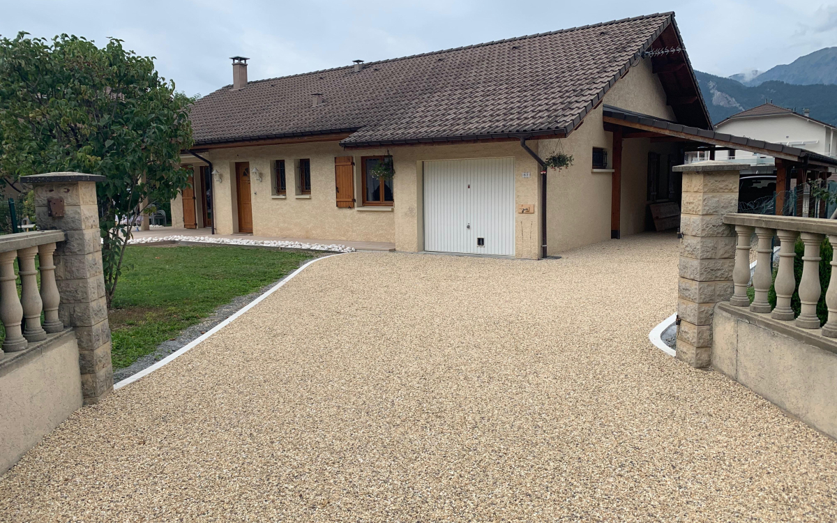 Cration Alle de garage en Alvostar et Boib  Scionzier ralise le 16/09/2019