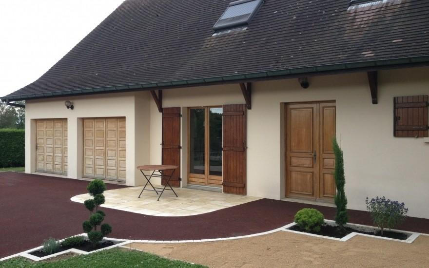 Cration Alle de garage en Stardraine  Savigny en Revermont ralise le 11/05/2025