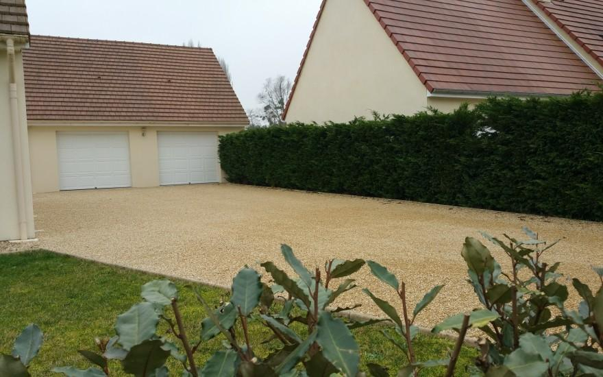 Cration Alle de garage en Gravistar  Blois