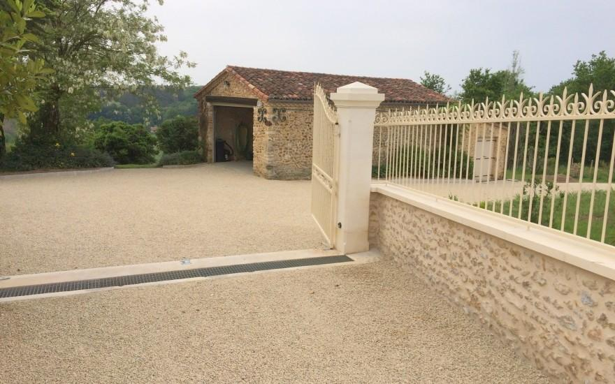 Cration Alle de garage en Gravistar beige  Prigueux