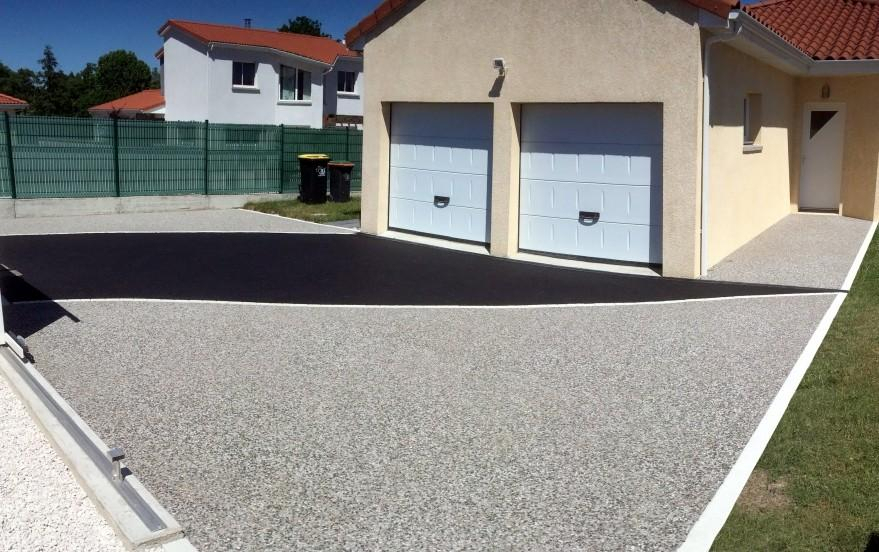 Conception Alle de garage en bton dsactiv  Cournon d'Auvergne ralise le 01/05/2025