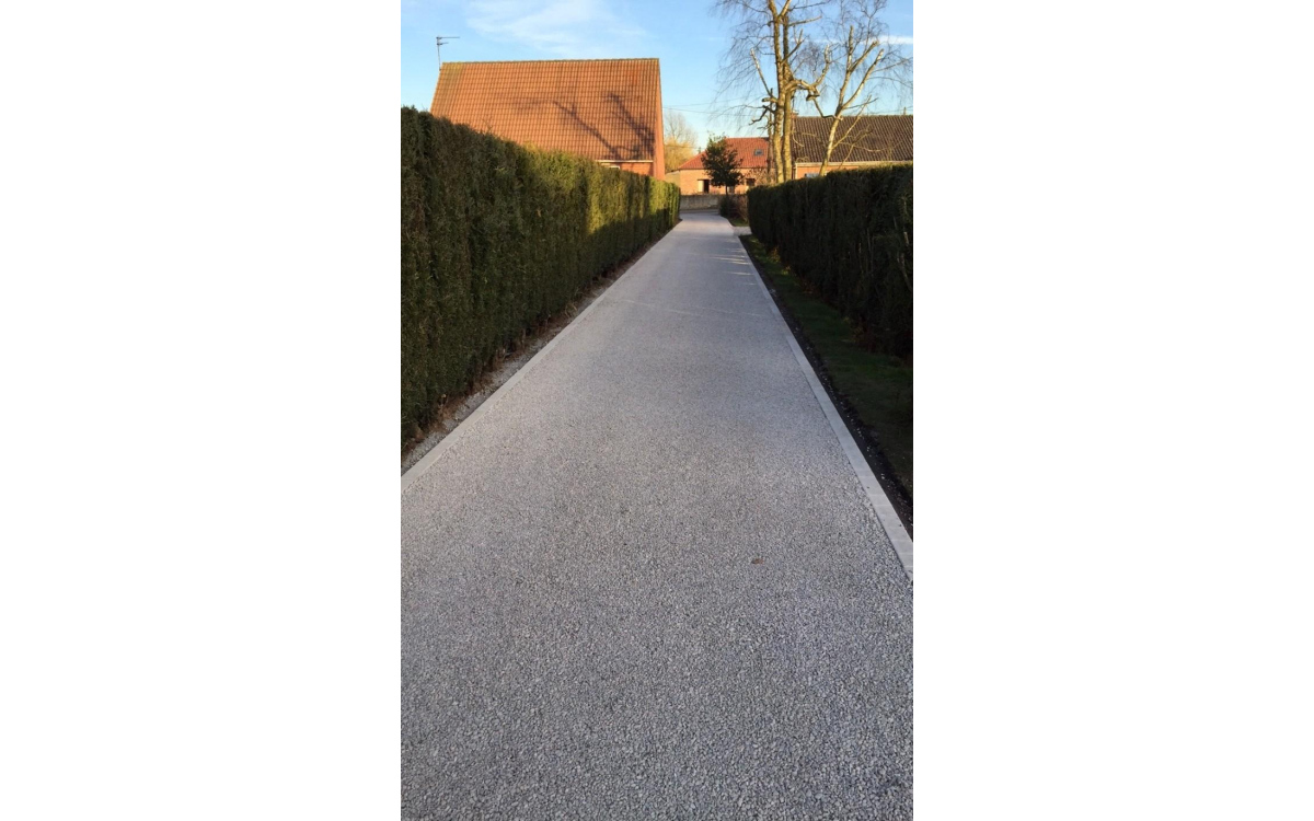 Cr�ation All�e de garage en Gravistar� � Loos r�alis�e le 13/12/2025