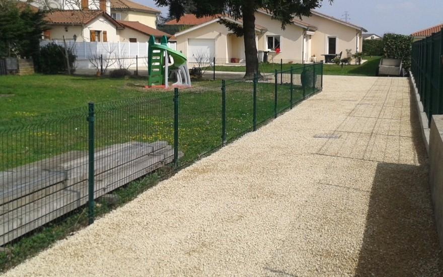 Conception Alle de garage en Gravistar  Mions cre le 30/04/2025