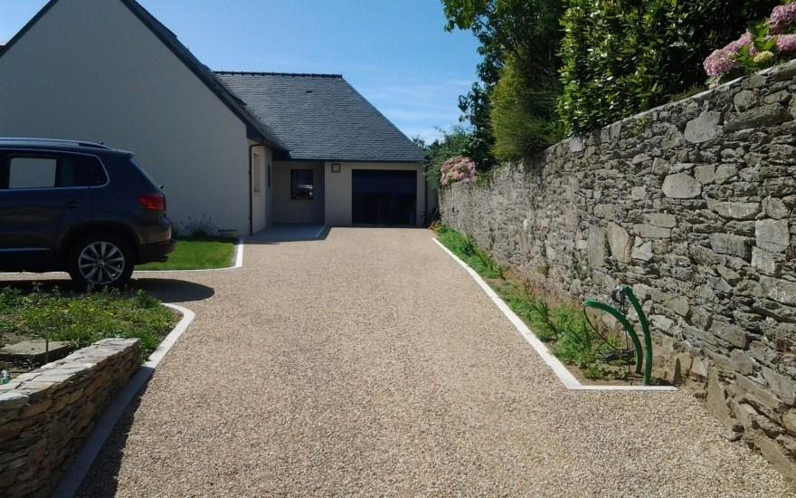 Cration Alle de garage en Alvostar  Locquirec conue le 01/05/2025