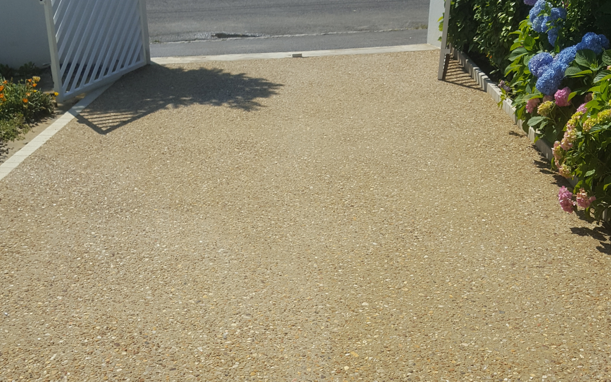 Conception Alle de garage en bton dsactiv  Hendaye ralise le 30/04/2025