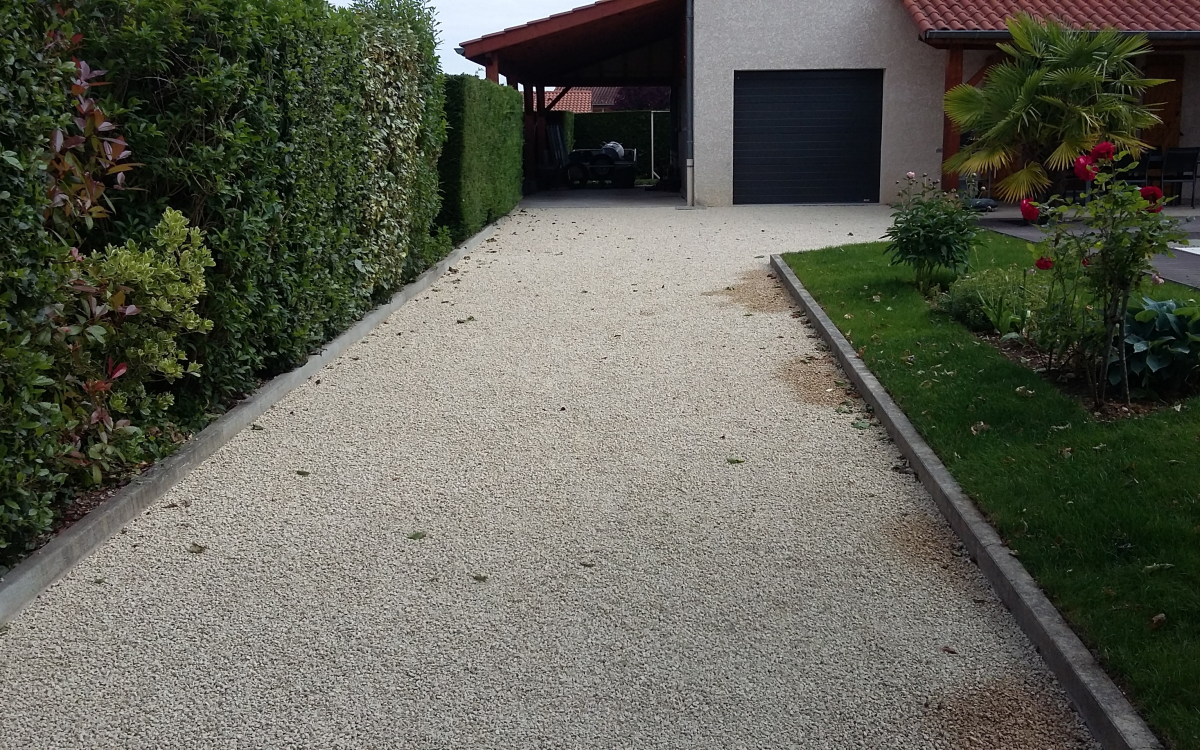 Cration Allle de garage en Gravistar  Lyon ralise le 02/05/2024