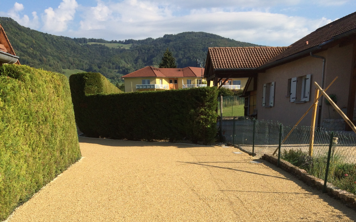 Ralisation Alle de garage en Gravistar  Voiron conue le 22/07/2019