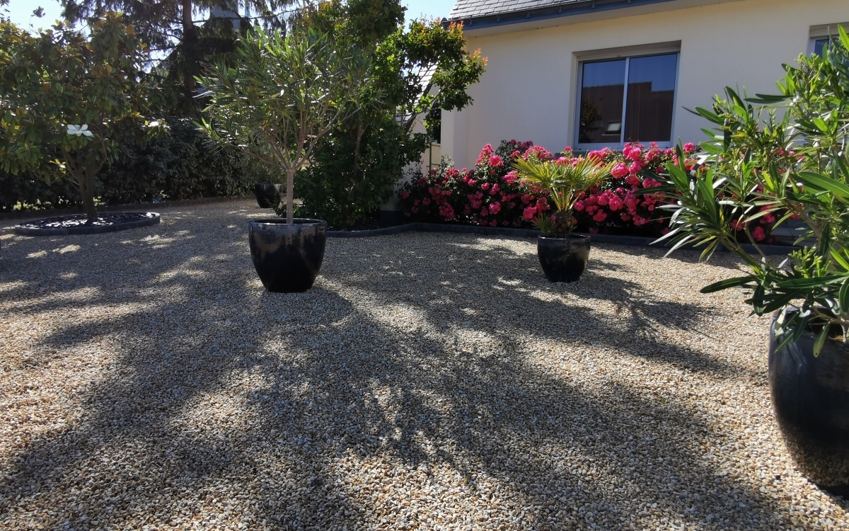 Ralisation Alle de jardin en Alvostar  Saint-Nazaire conue le 10/09/2021
