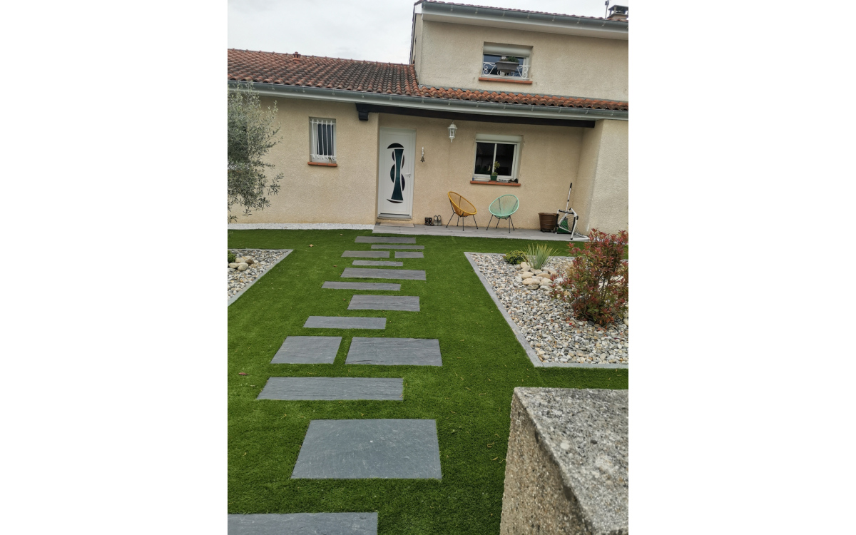 Ralisation Alle de jardin en Dm green  ALBI conue le 30/09/2021