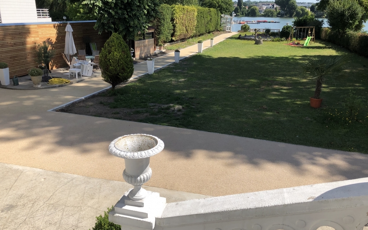 Conception Alle de jardin en Minralstar  et Pav la couture  Enghien les bains  Enghien les bains ralise le 17/05/2021