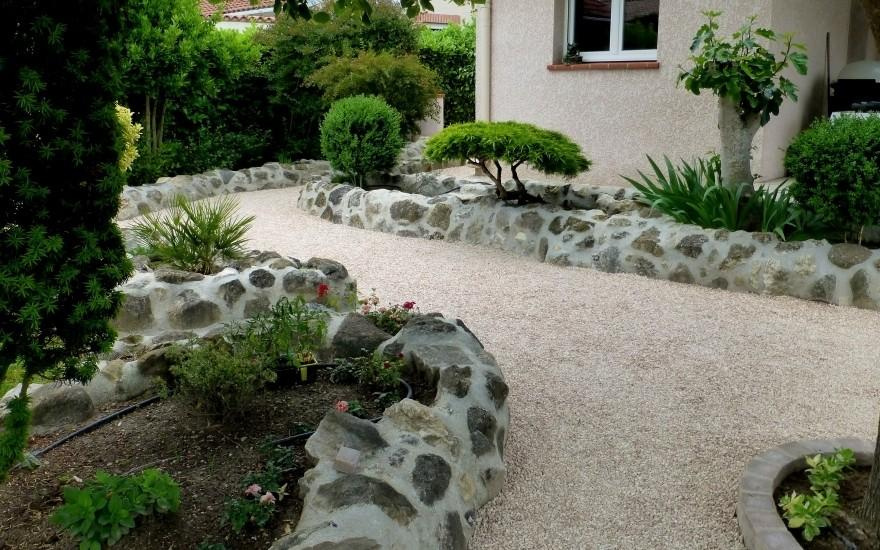 Ralisation Alle de jardin en Alvostar  Pins-Justaret cre le 15/01/2018