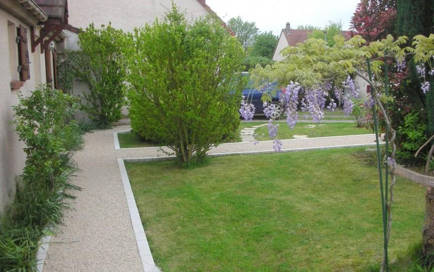 Cration Alle de jardin en Alvostar  Ury ralise le 13/05/2020