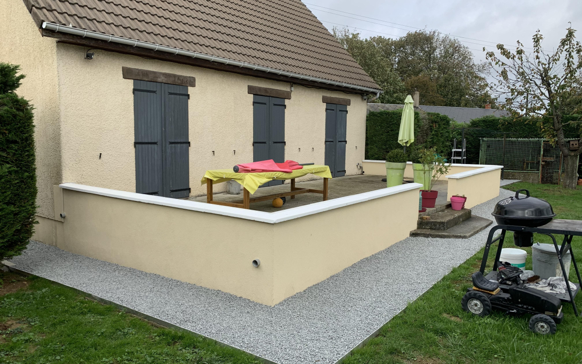 Cration Alle de jardin en Alvostar  Auneuil