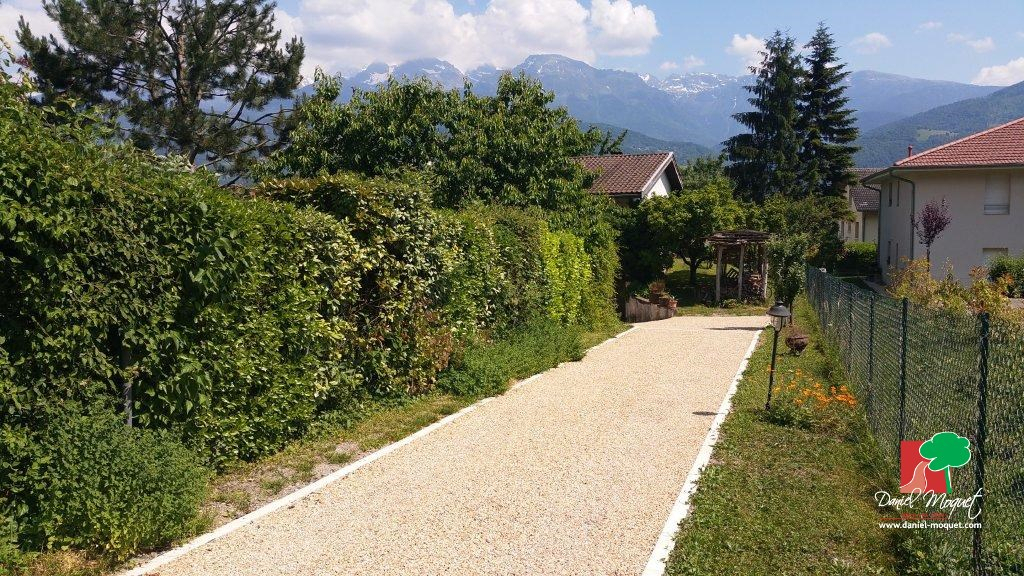 Ralisation Alle de jardin en Alvostar et Pav la couture  Seyssuel cre le 22/02/2021