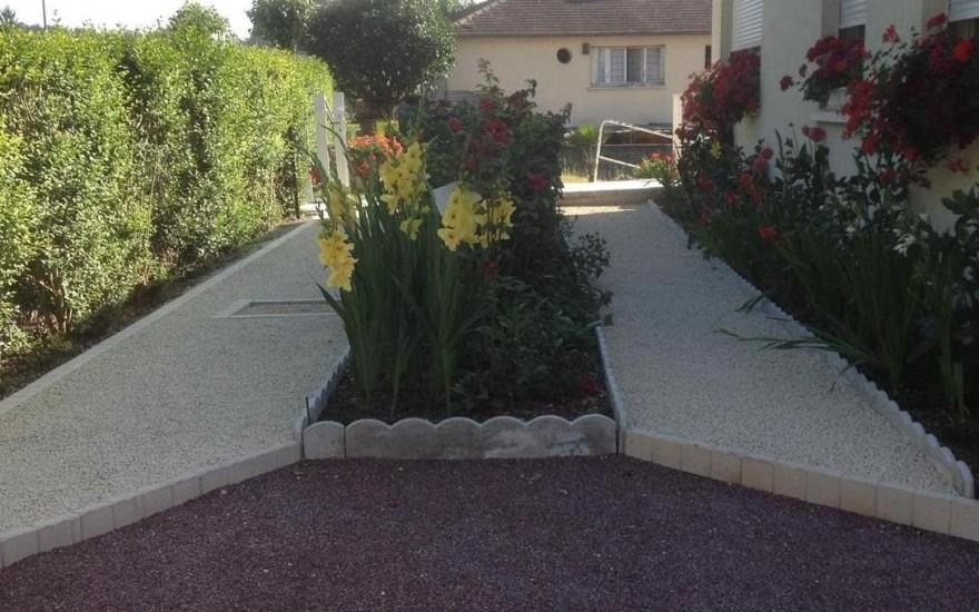 Conception Alle de jardin en Alvostar  Beaumont-le-Roger