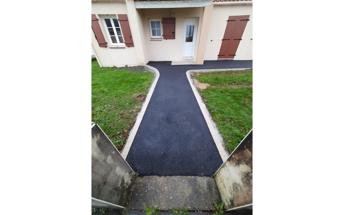 Cration Alle pitonne en enrob  chaud et Pav la couture - Loire Atlantique conue le 23/01/2023