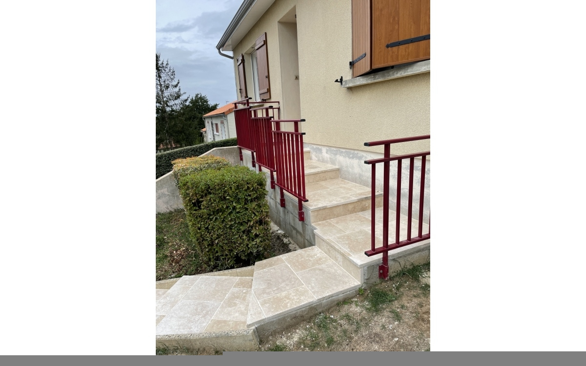 Conception Alle pitonne en pavage dallage  TREMENTINES ralise le 14/10/2022