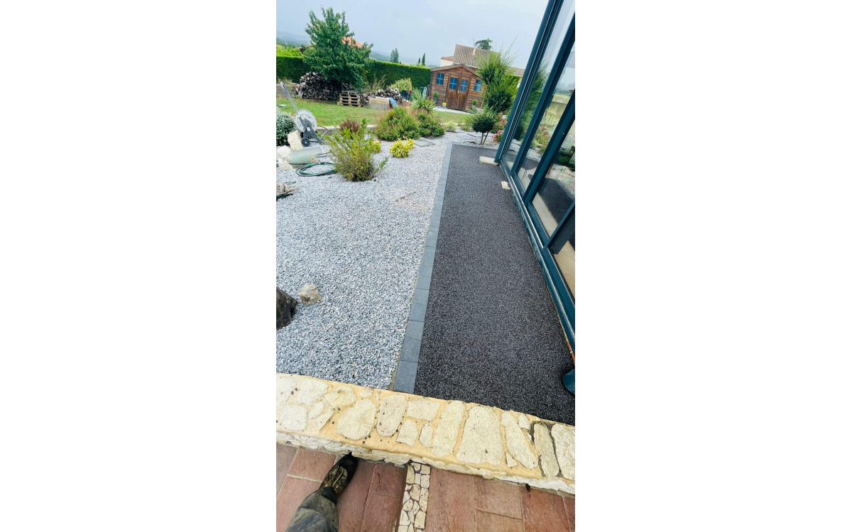 Ralisation Alle pitonne en Pav la couture et Stardraine  Preignan  conue le 09/09/2021