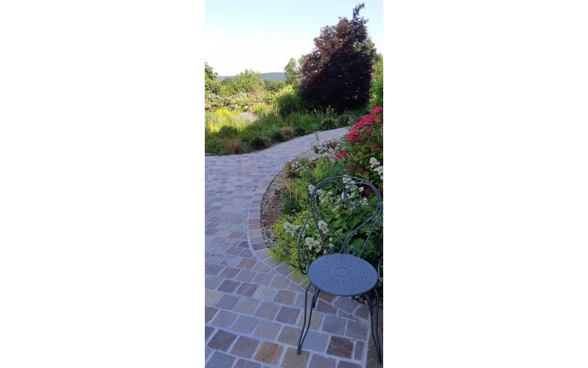 Cration Alle pitonne en pavage dallage  Athis val de rouvre  ralise le 15/05/2025