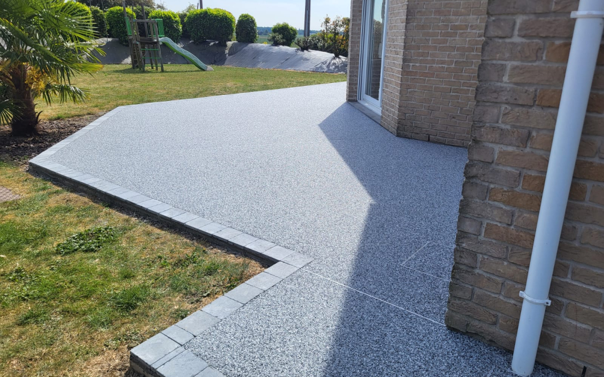 Ralisation Alle pitonne en dallage  pavage et Hydrostar - Nord